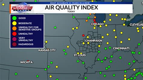 Wildfires causing air quality problems in Illinois Friday